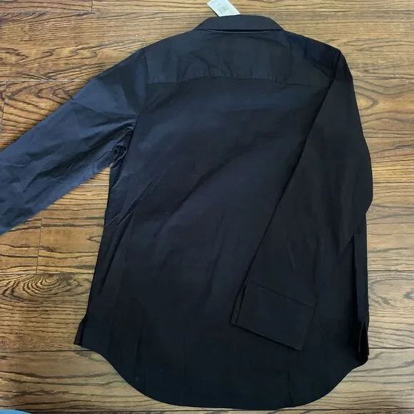 NWT Vineyard Vines Black Velvet Trim Popover Collared Shirt Top XS Cotton - Picture 6 of 9